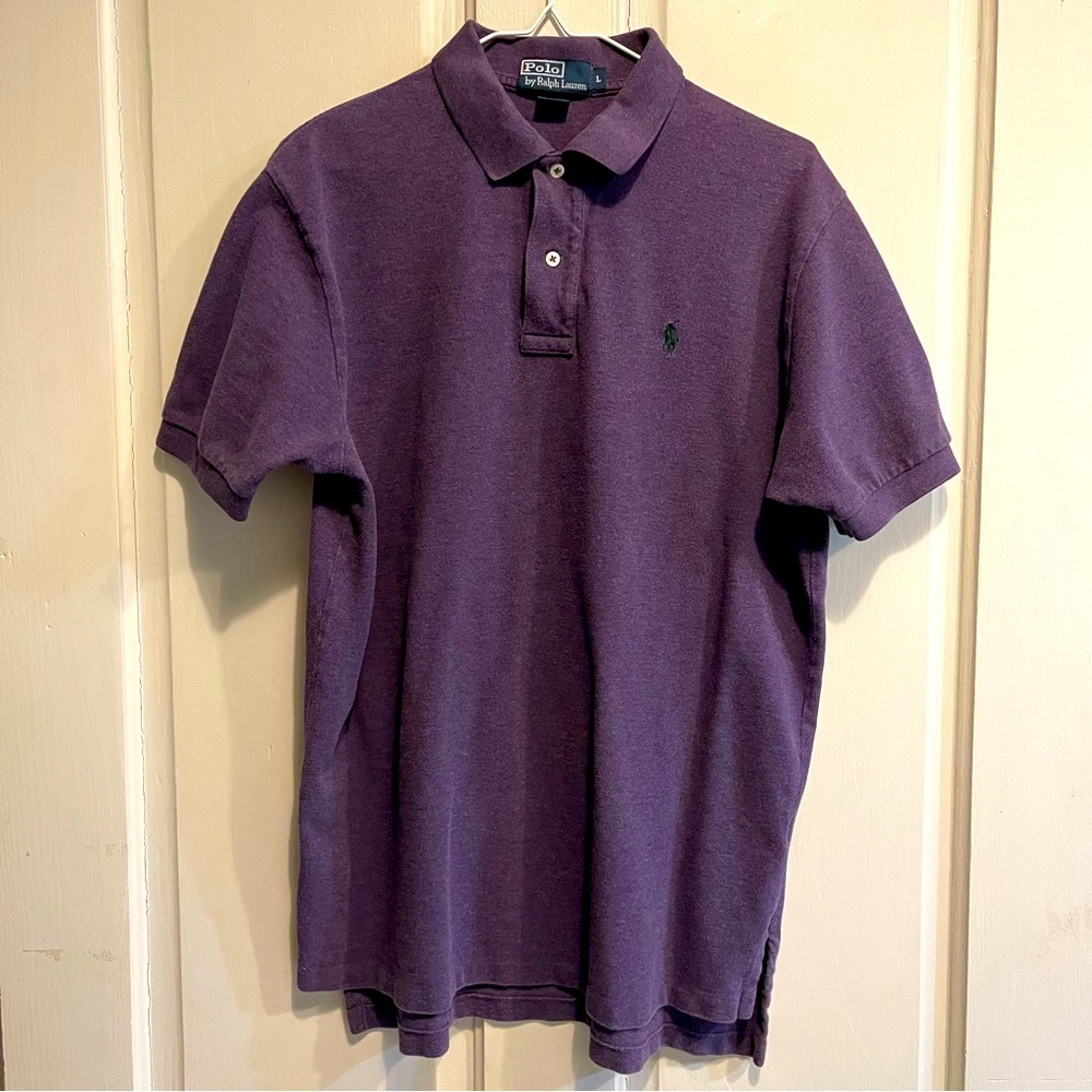 Excellent Condition! Dark Purple Heather Men’s Large Polo Shirt